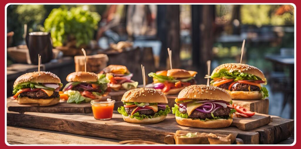 Pasta & Seafood Options Handhelds – Burgers & Wraps
