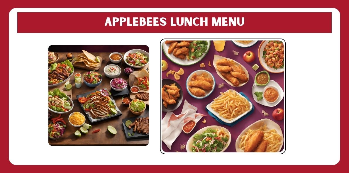 applebees lunch menu