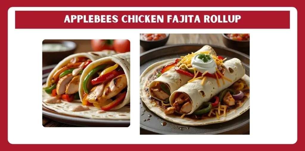 applebees chicken fajita rollup