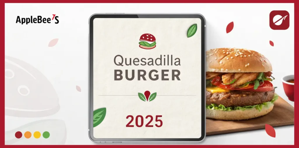2025 Menu Prices For Applebee’s Quesadilla Burger