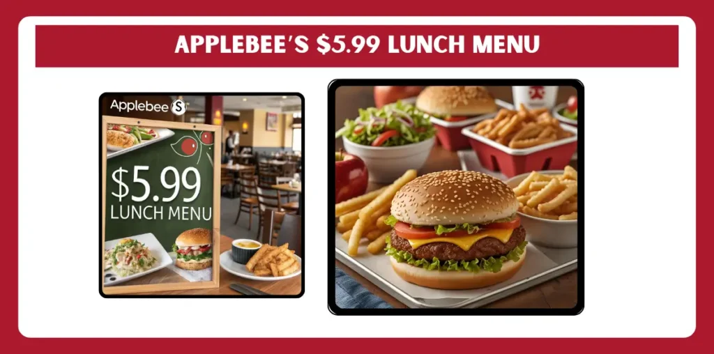 Applebee’s $5.99 Lunch Menu