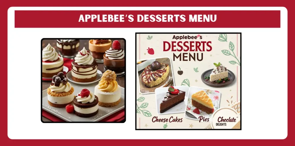 Applebee’s Desserts Menu