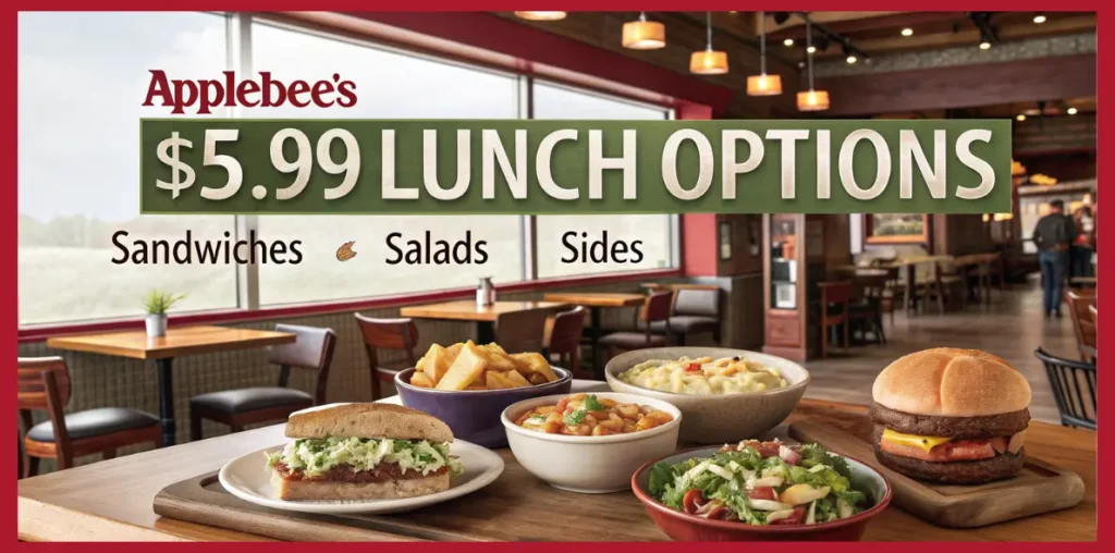 What’s On Applebee’s $5.99 Lunch Menu