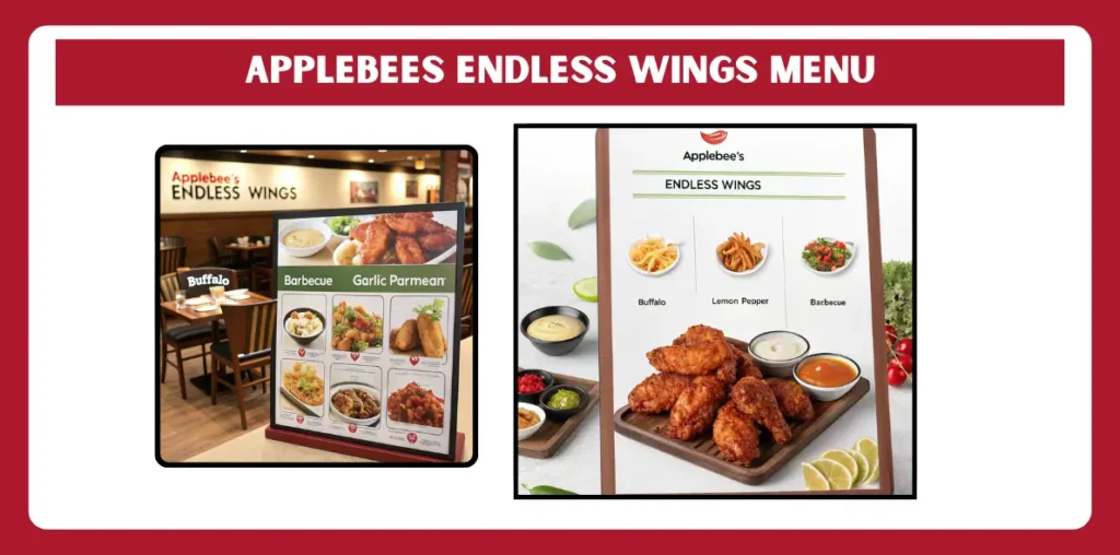 applebees endless wings menu